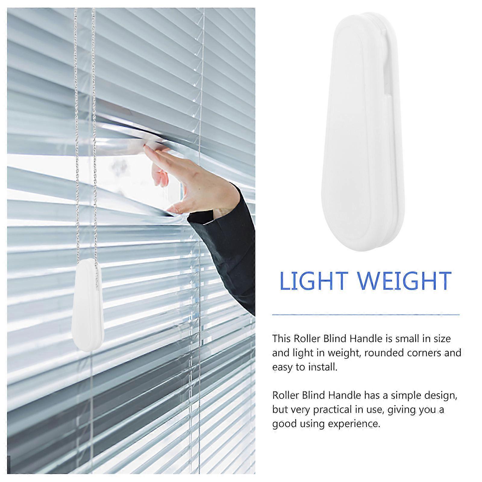 Window Blind Pull Drops 12 Pcs Round Bottom Design Easy Installation For Interior Decorators