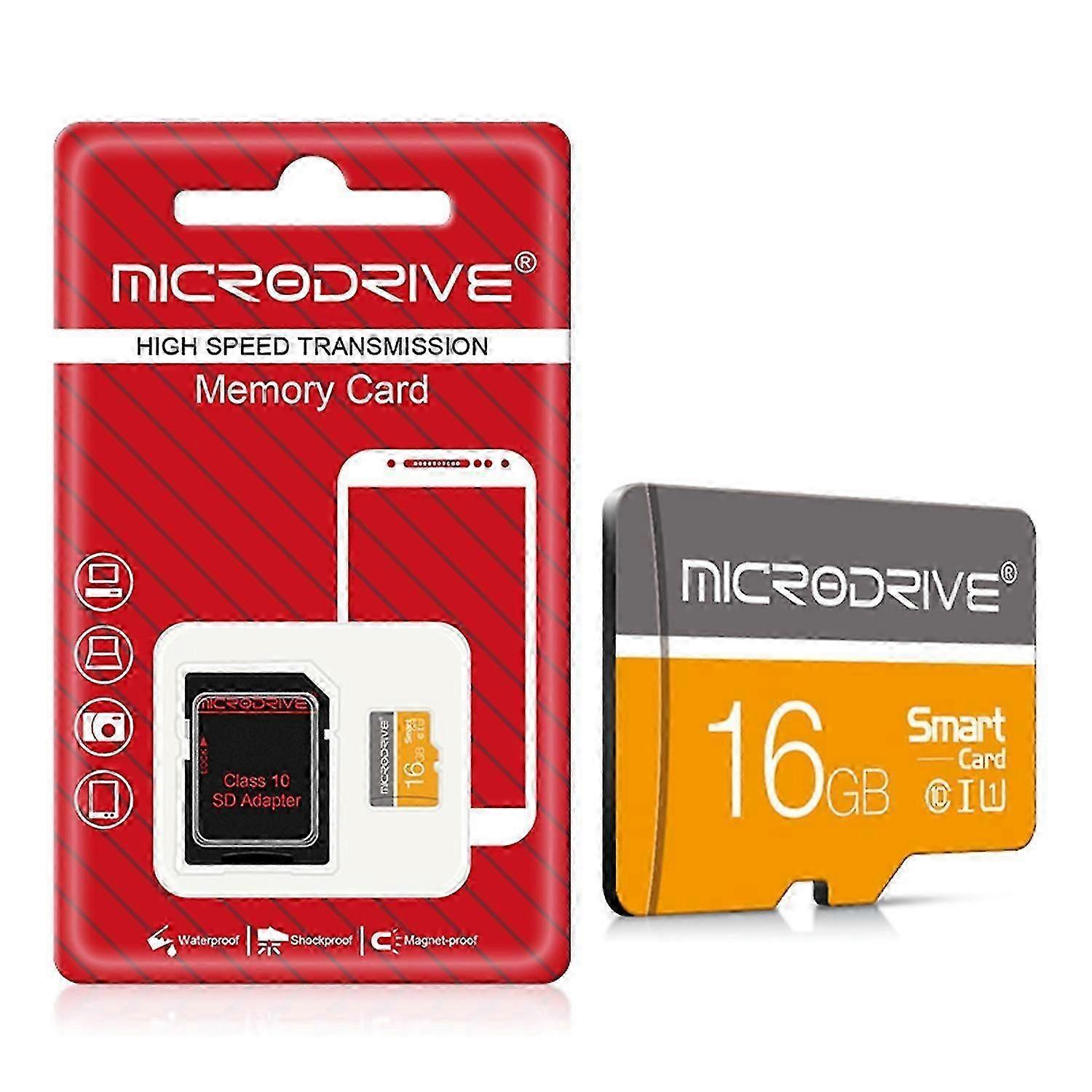 Microdrive 16gb Tf Card Camera Class 10 Data Memory Card