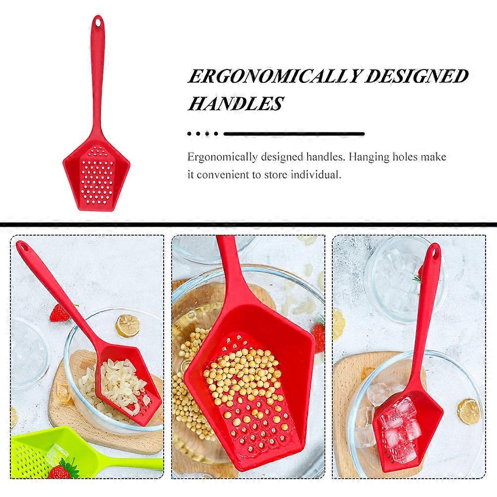 Household Strainer Spoon Multi-Function Filter Scoop for Home 2Pcs Set