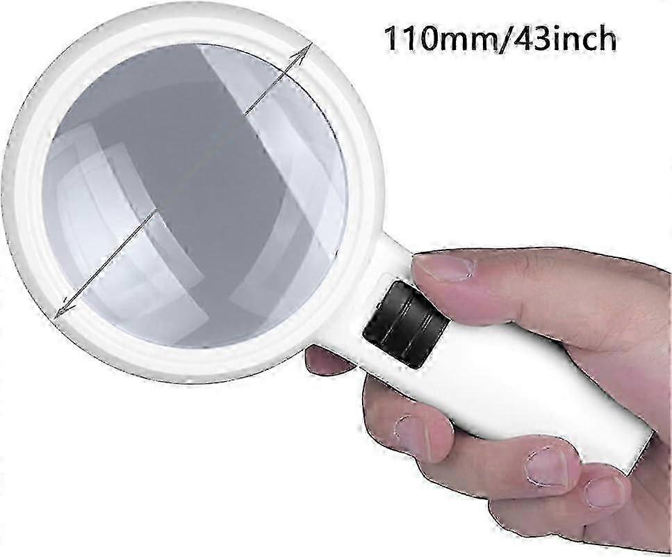 30X ABS-Handled LED Pocket Magnifier