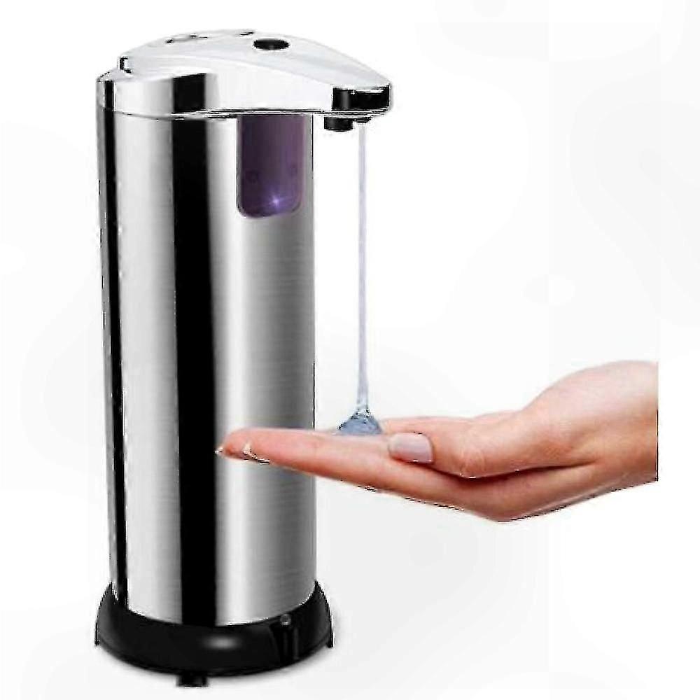 Automatic Sensor Soap Dispenser, Durable Stainless Steel, Easy Refill & Operation
