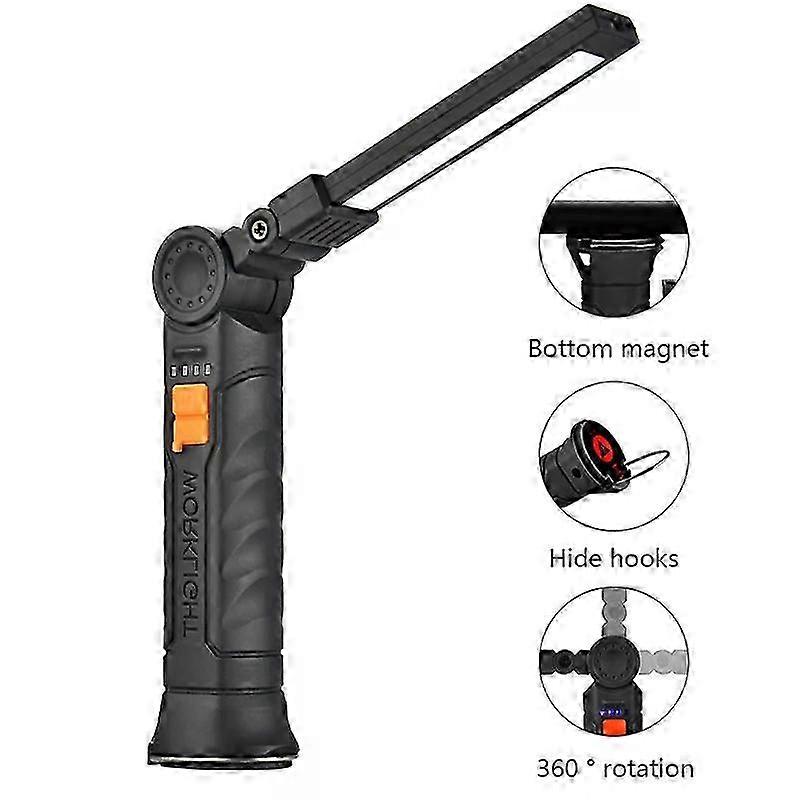 Rechargeable Magnetic COB Work Light USB-C