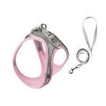 Anti-Breakage Pet Harnesses and Leashes Set Breathable Reflective Vest-Style Harness Adjustable Anti-Break-Free