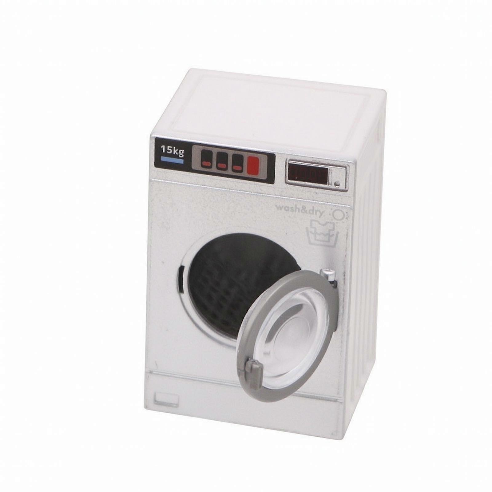 Miniature Front-Loading Washing Machine Realistic for Dioramas
