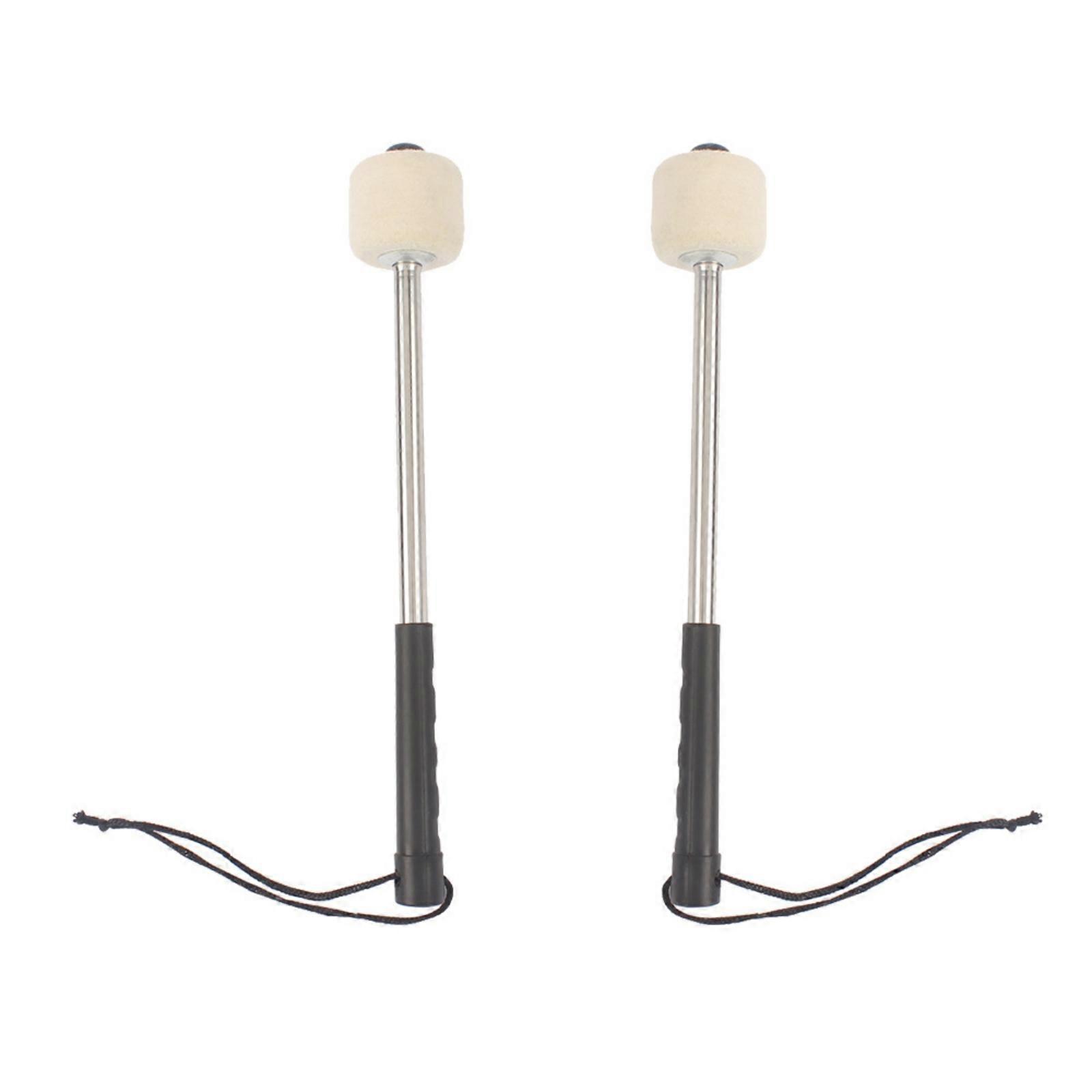 Drum Mallet with Felt Head Drumstick Sturdy for Drummers