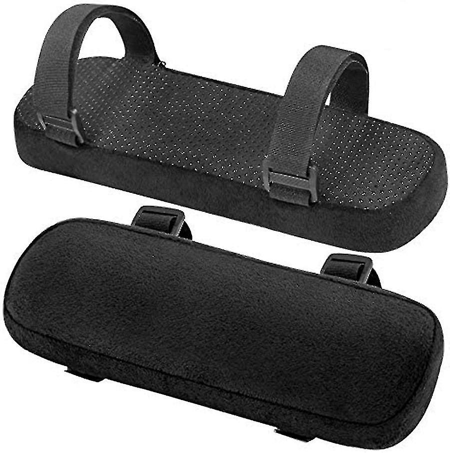 Armrest Pad 2 Pcs Padded Armrest Cushion With Adjustable Straps Elbow