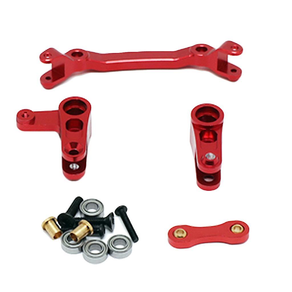 1/10 Steering Assembly Kit Car Replacement Parts Red