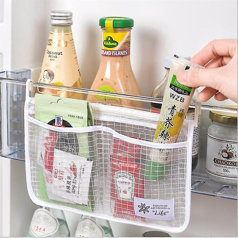 2pcs Refrigerator Hanging Classify Storage Bag Food Classification Save Space Gadgets Home Kitchen Organizer Tools Accessories