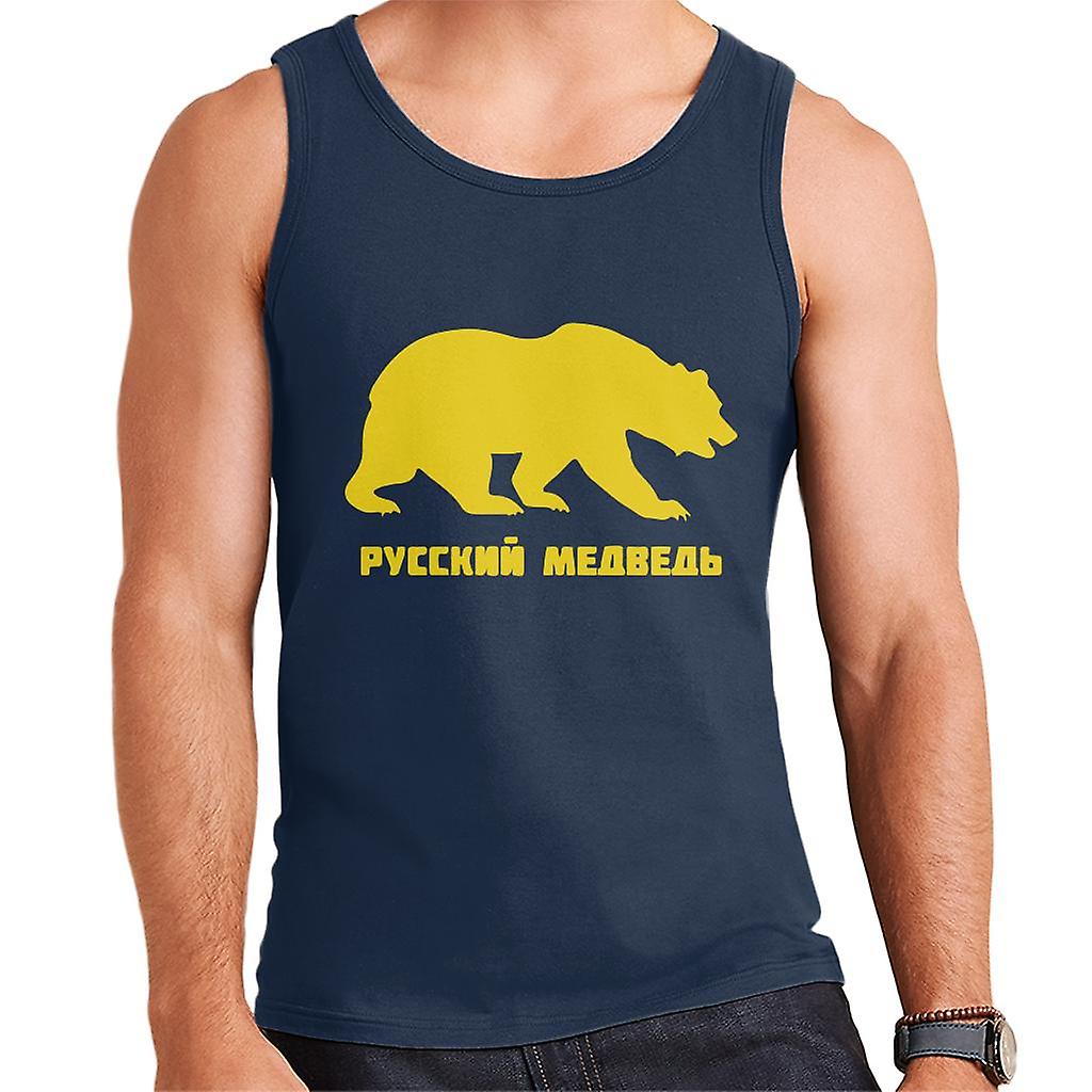 Rusland Bear symbool mannen Vest