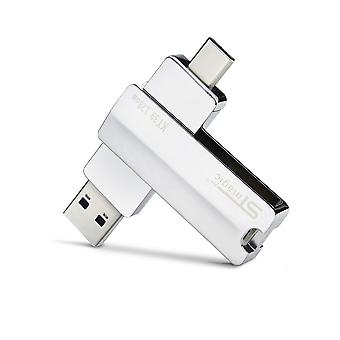 In Usb &type-c Usb Flash Drive Otg Pendrive Metal 64gb