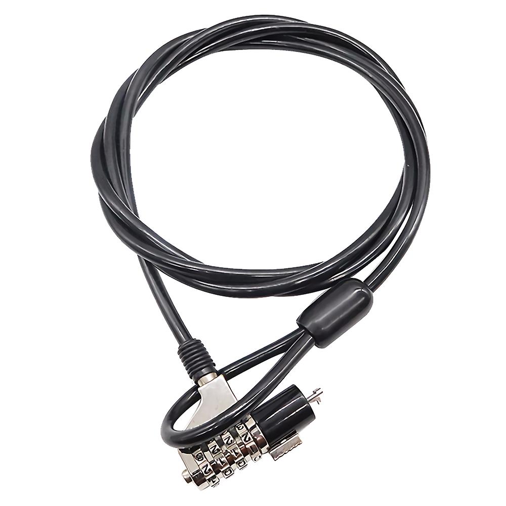 Anti Theft Laptop Lock Security Cable 4 Digit Password Protections