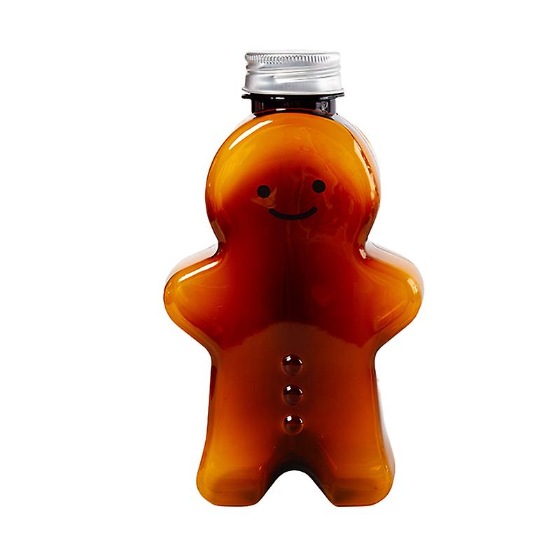 500ml Mézeskalács Férfi Palack Medve alakú műanyag ital csésze karácsonyi díszek