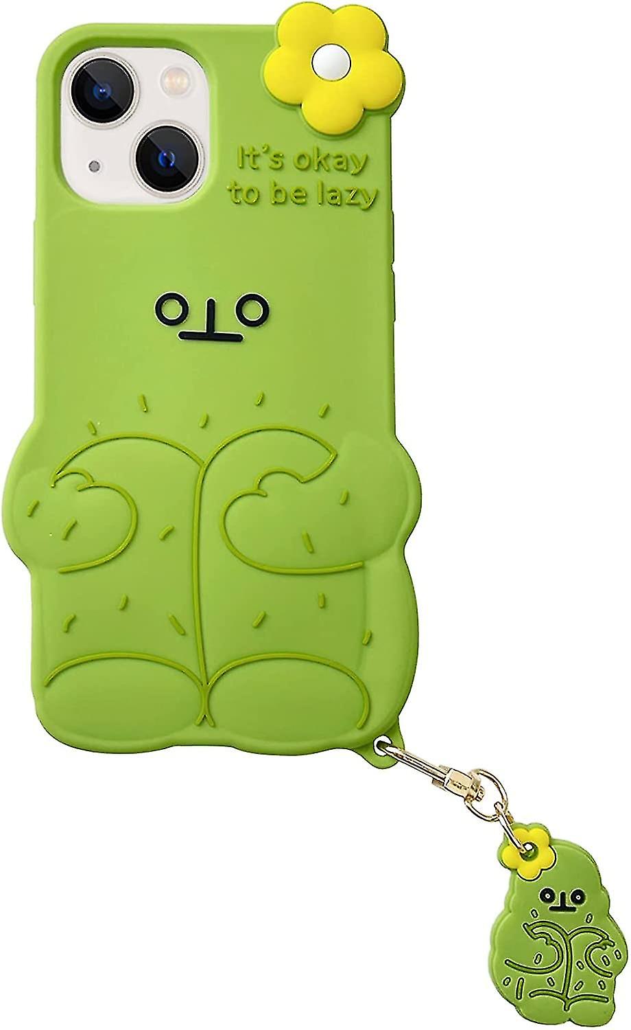 Creative Silicone Case For Iphone 13 Pro Max, Cartoon Cactus