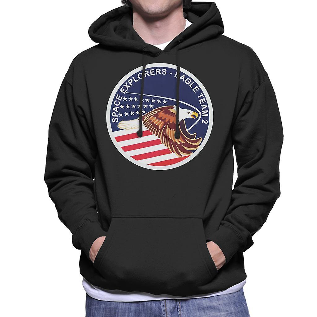 NASA STS 51I Space Shuttle Discovery Mission Patch Men's Hooded Sweatshirt