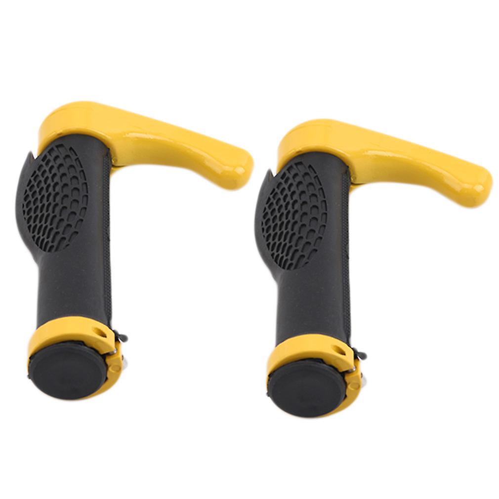 1Pair Comftable Bicycle Grips TPR Rubber Integrated MTB Cycling Hand Rest Mountain Bike Handlebar Casing Sheath Shock Absorption