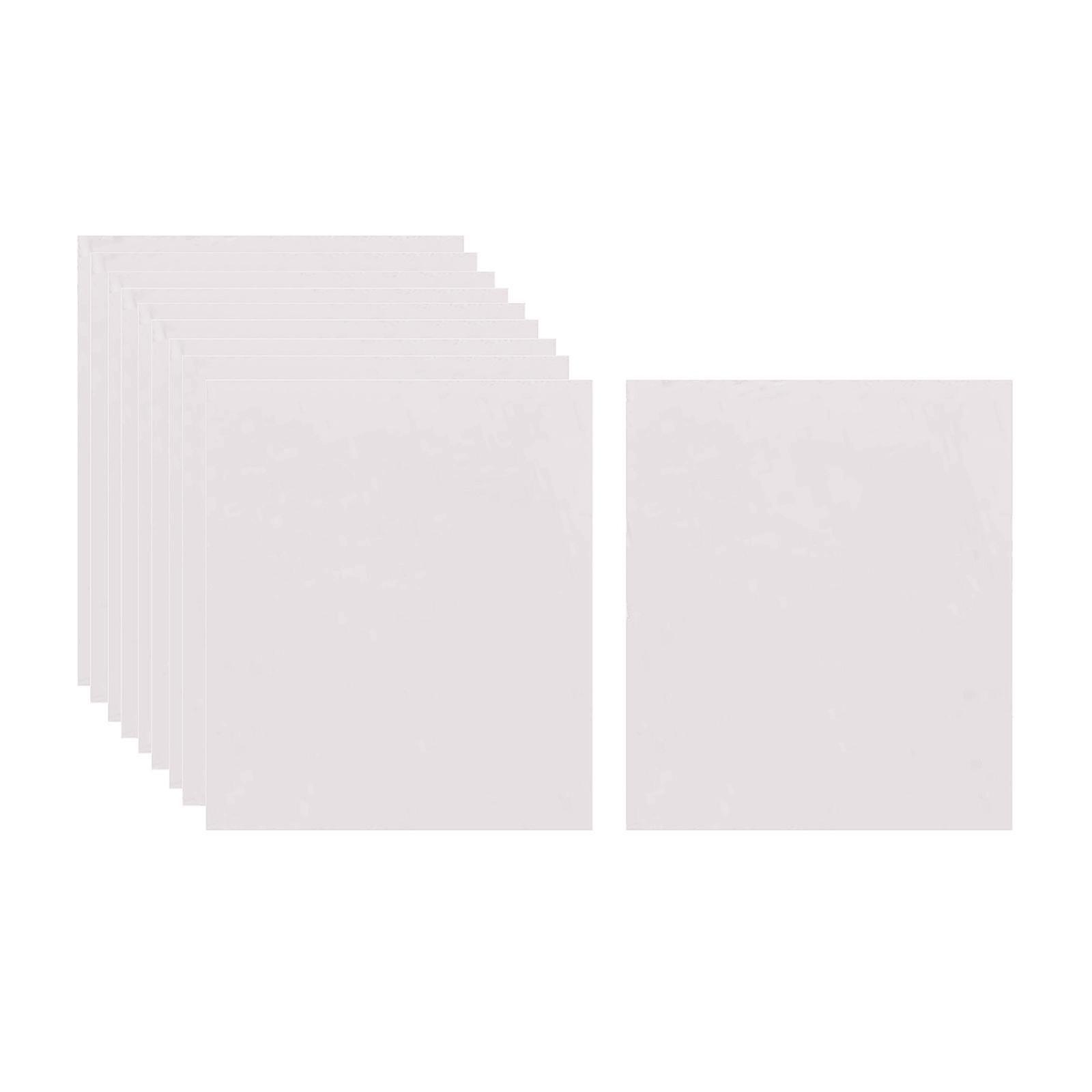 10 bucăți pâslă țesătură catifea foaie adezivă ambarcațiuni de a face sertar alb