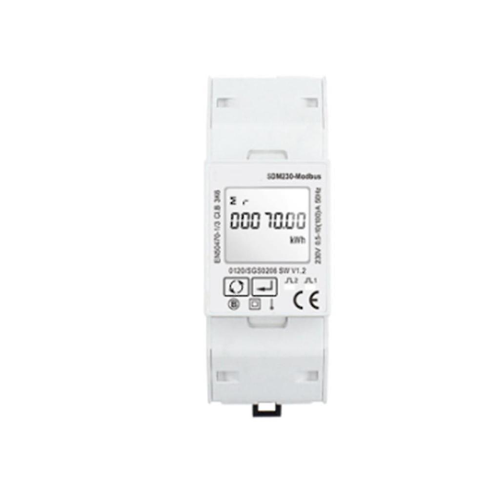 (100)a Single Phase 230v Din Rail Meter , Electricity Kwh Meter, Multi-function Energy Meter Rs485