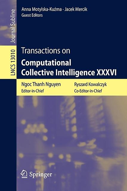 Transactions On Computational Collective Intelligence Xxxvi Paperback