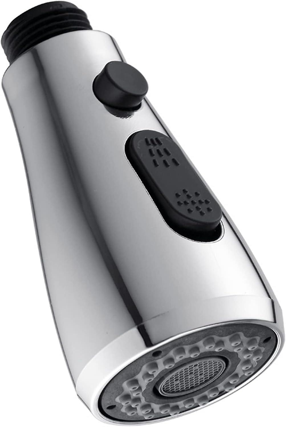 Kitchen Faucet Sprayer 3 Modes Shower Head Replacement Shower Head for Kitchen Mixer, With Pause Button, Chrome, G1/2"