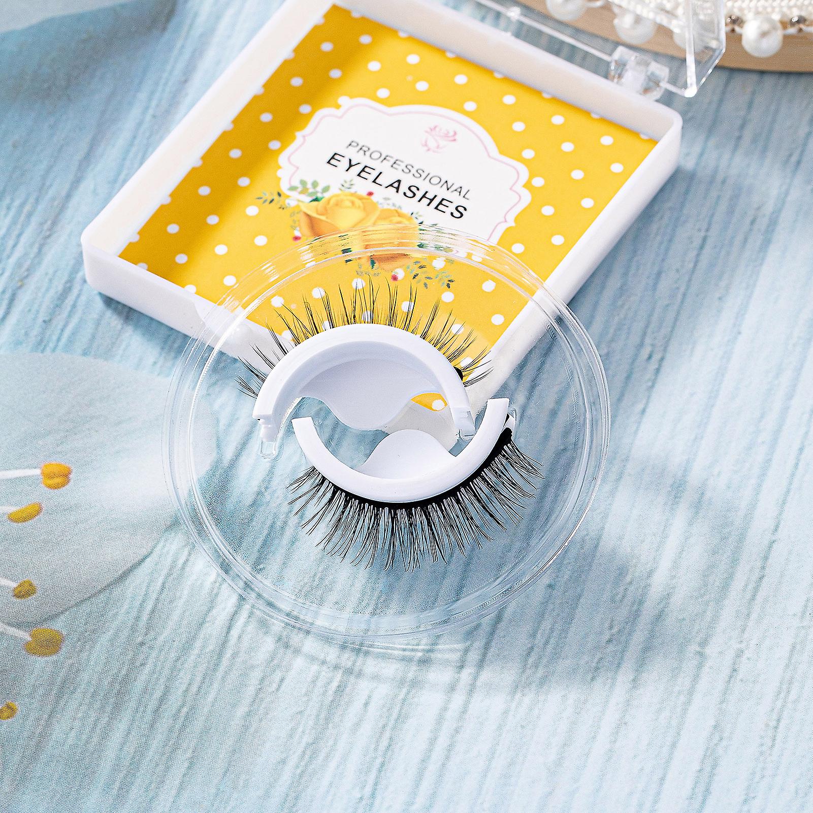 8d Self Adhesive Eyelashes Multilayered Bushy Curling Up Lashes Cat Eyes