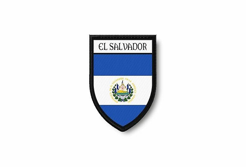Patch Ecusson Termocollant Edge Brode Flag Prints Salvador Salvadoran