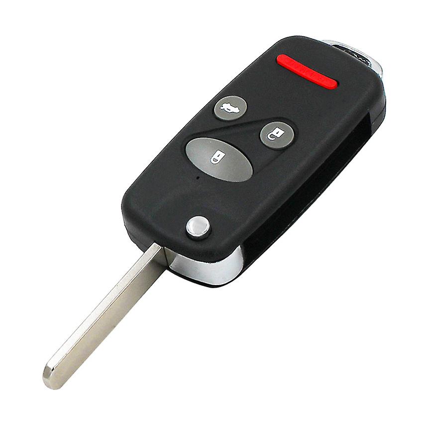 2/3/4 Button Folding Flip Remote Car Key Shell Case Hon66 / Right Groove Blade For Honda Cr-v S2000 Accord Civic Element Pilot