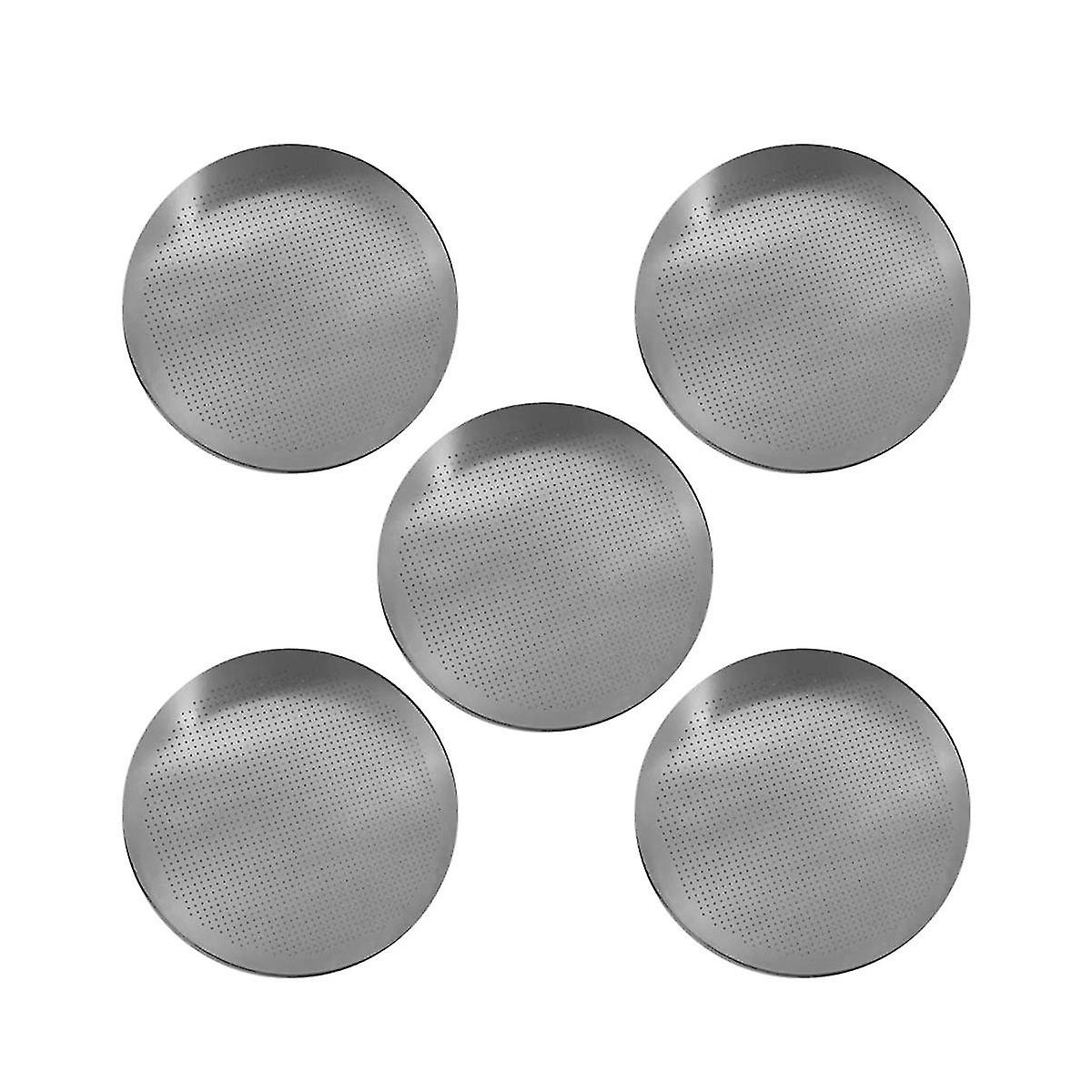 5 Pack Reusable Coffee Filter Screen Contact Shower Screen Filter Mesh For 62mm Espresso Machine