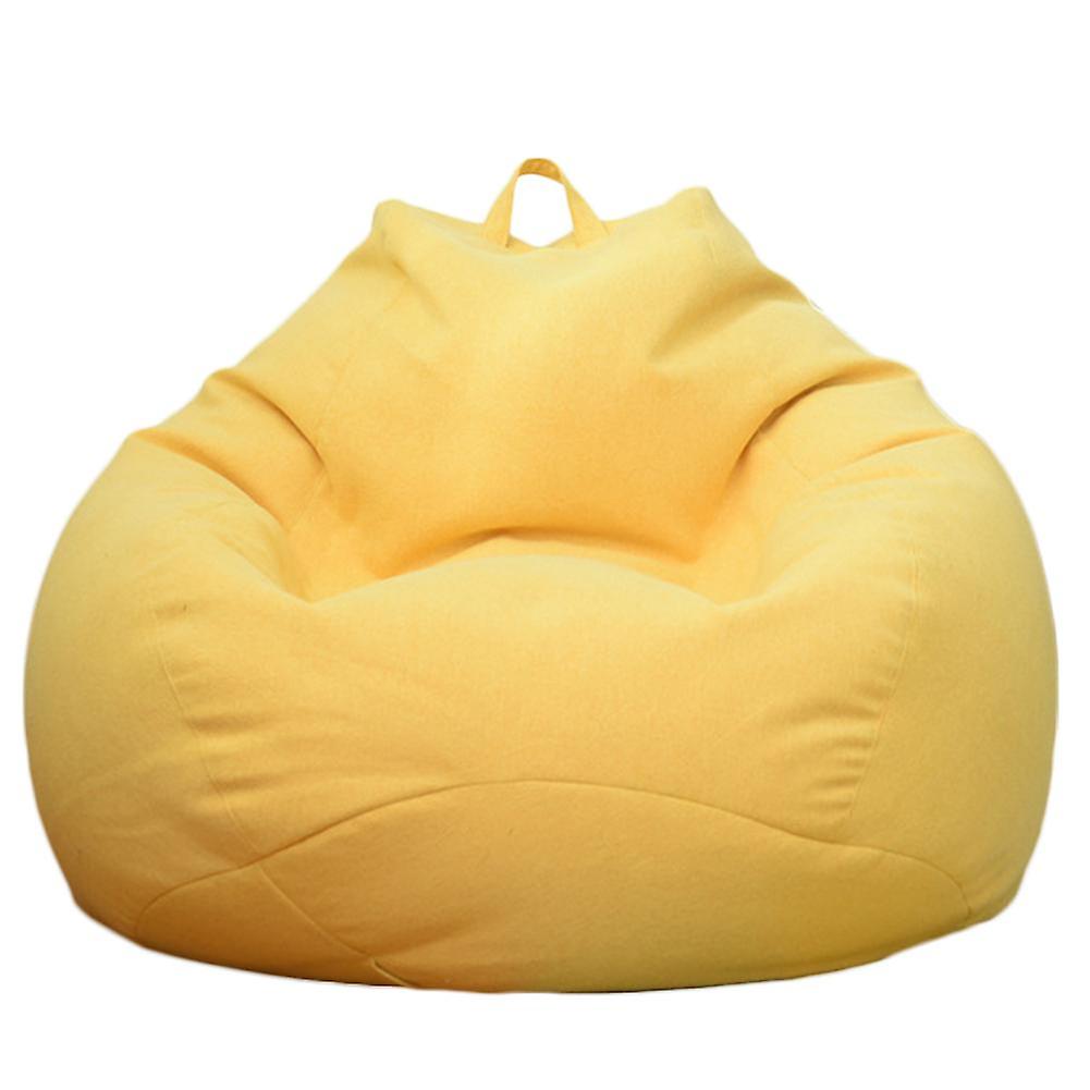 ZHOUBA Solid Color Cloth Lazy Lounger Bean Bag Sack Chair Sofa Dust Cover Decoration
