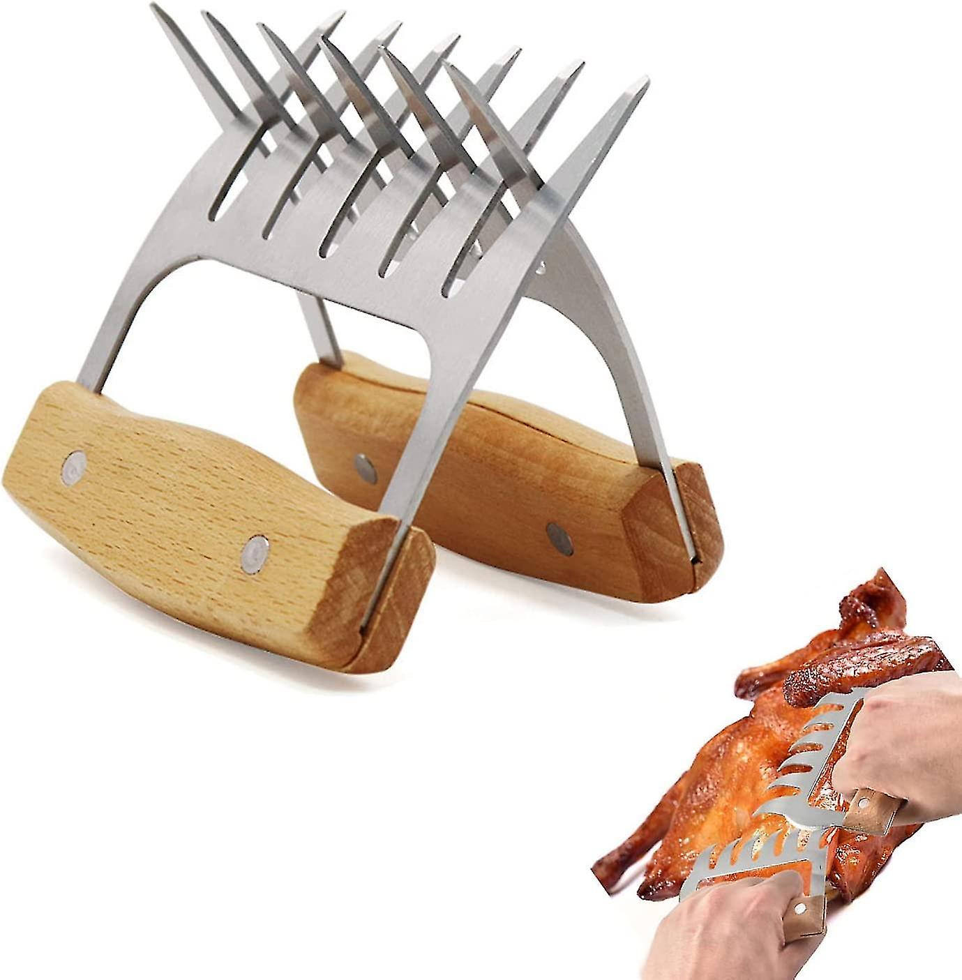 Meat Claws, 2pcs Meat Claws, Bbq Bear Claw, Pulled Pork Shredder Claws For Bbq Grill Accessories Bea