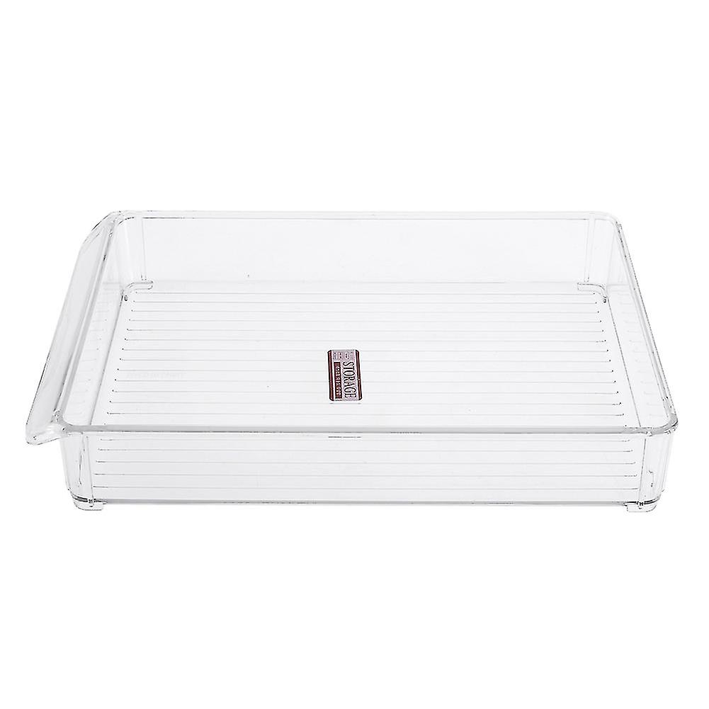 Kitchen Fridge Storage Box Slide Plastic Freezer Cold Storage Space Saving Rack ( 6138-Samll)