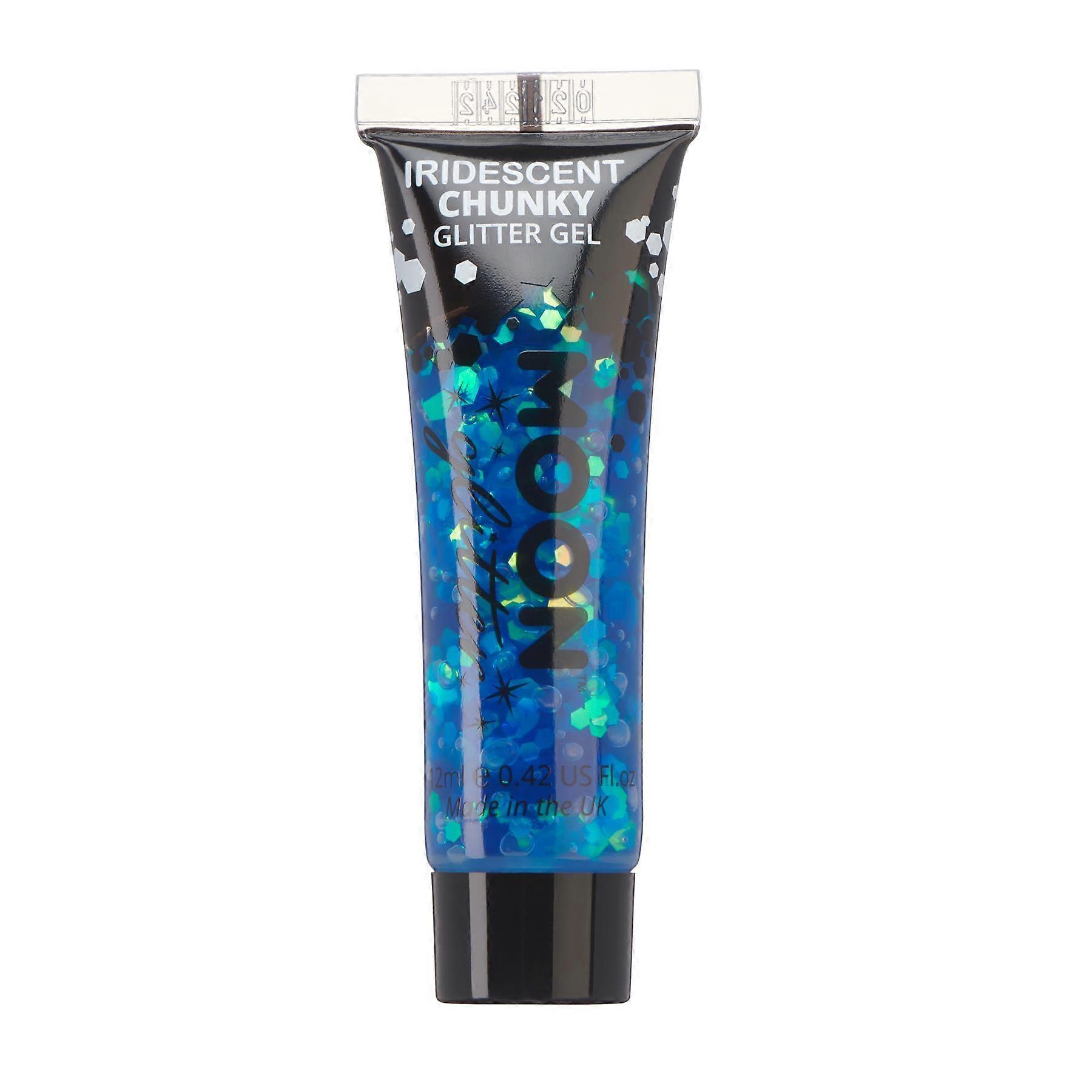 Moon Glitter - Iriserende Chunky Glitter Gel - Blauw