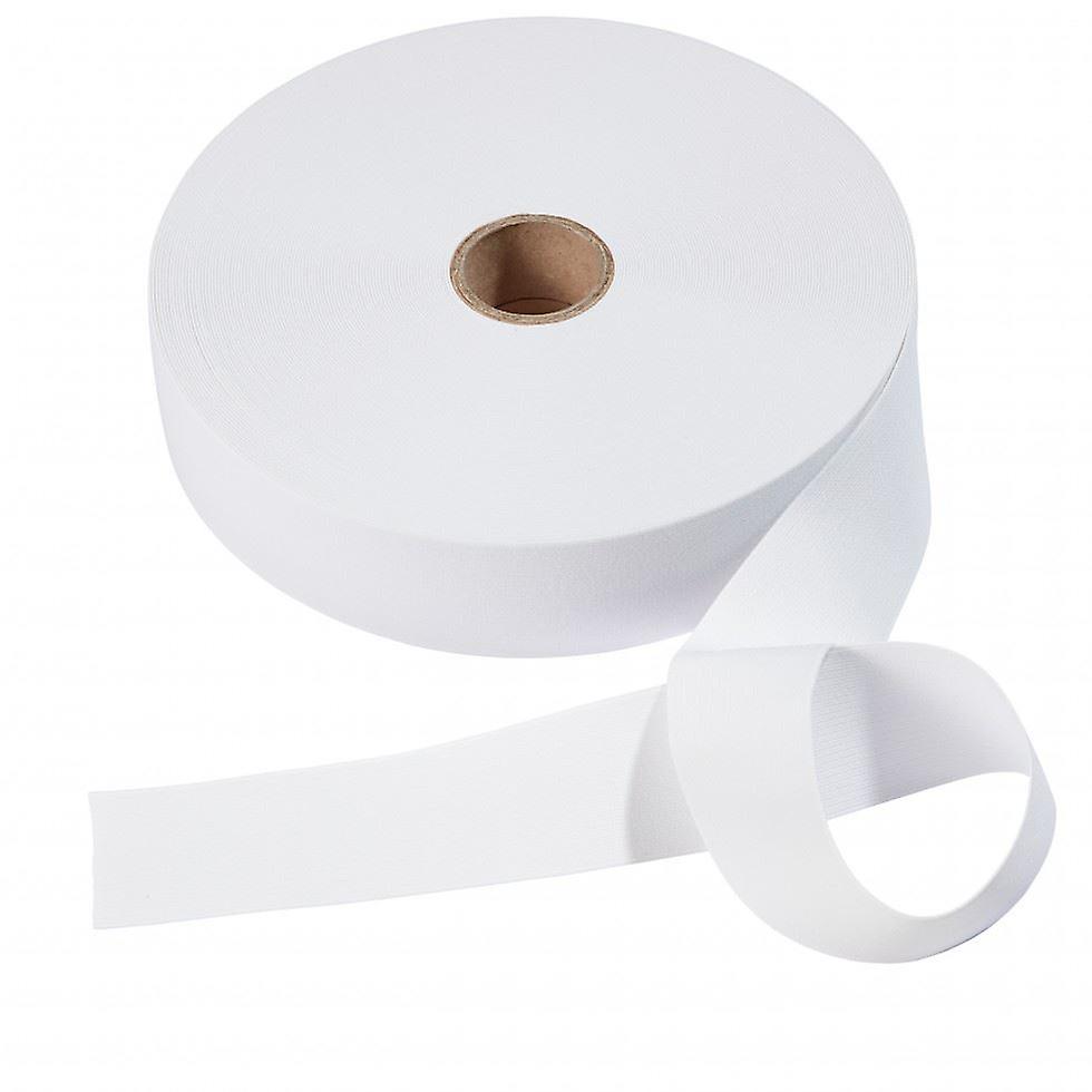 60mm Prym Soft Elastic Tape  White - per metre