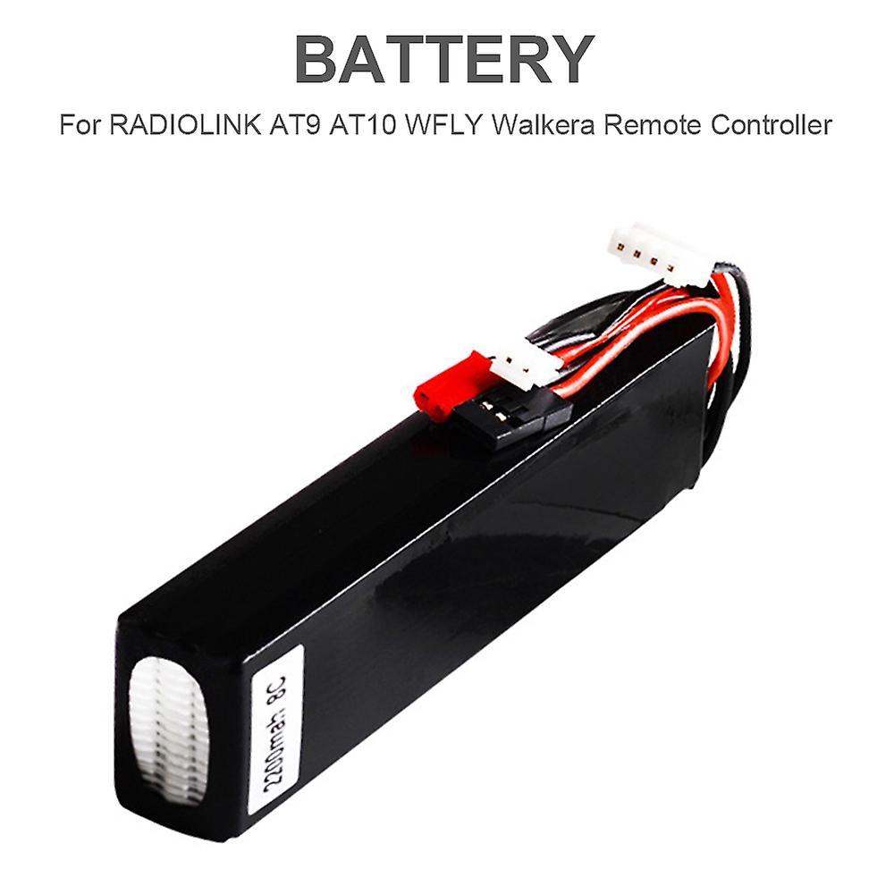 11.1V 2200mAh 8C Lipo Battery for RADIOLINK AT9 AT10 WFLY Walkera FLYSKY TH9X Remote Controller