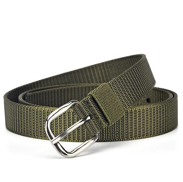 Men Belt Military Canvas Nylon Belts Tactical Outdoor Belt with Metal Buckle NEW