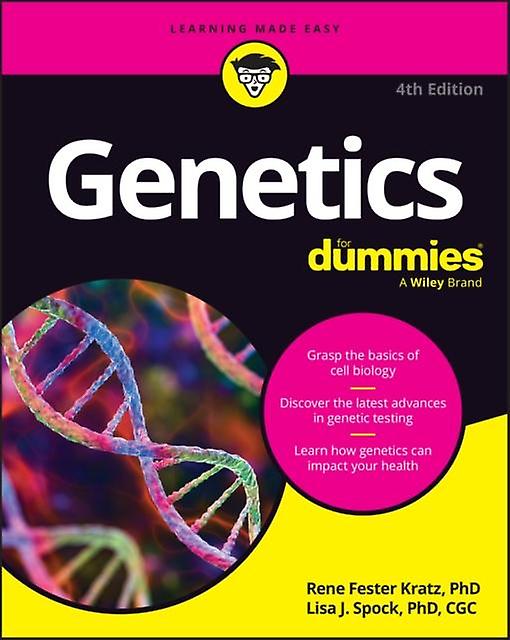 Genetics For Dummies by Lisa Spock Paperback Book
