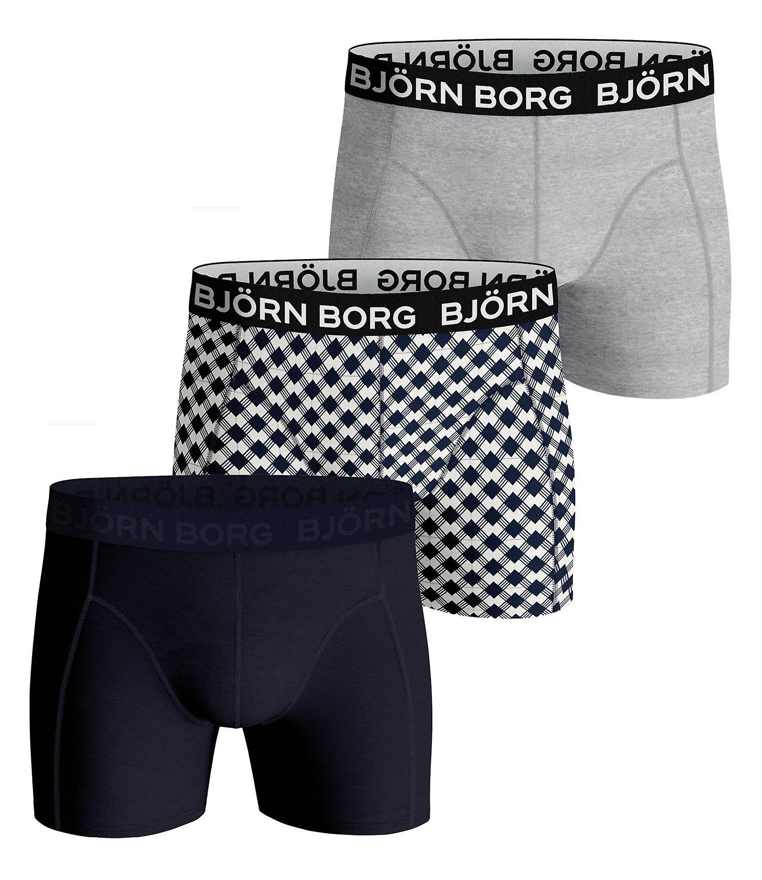 Bjorn Borg Men's Boxer Shorts 3 Pack ~ Essential