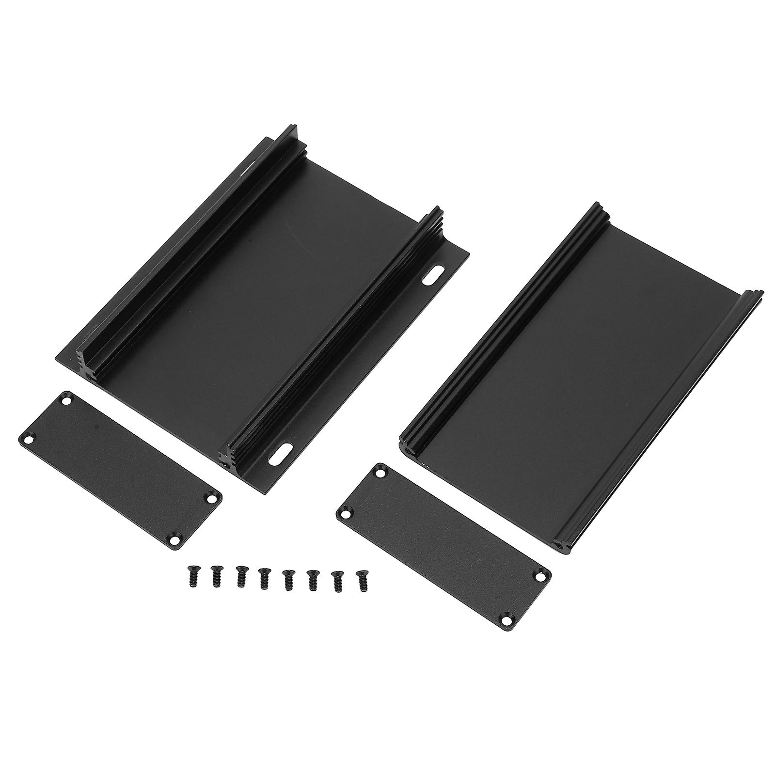 Qukaim Enclosure Electronic Shell Circuit Board Enclosure, Aluminum Alloy Electronic Housing, 25 x 84 x 110mm, Industrial Equipment Shell, Project
