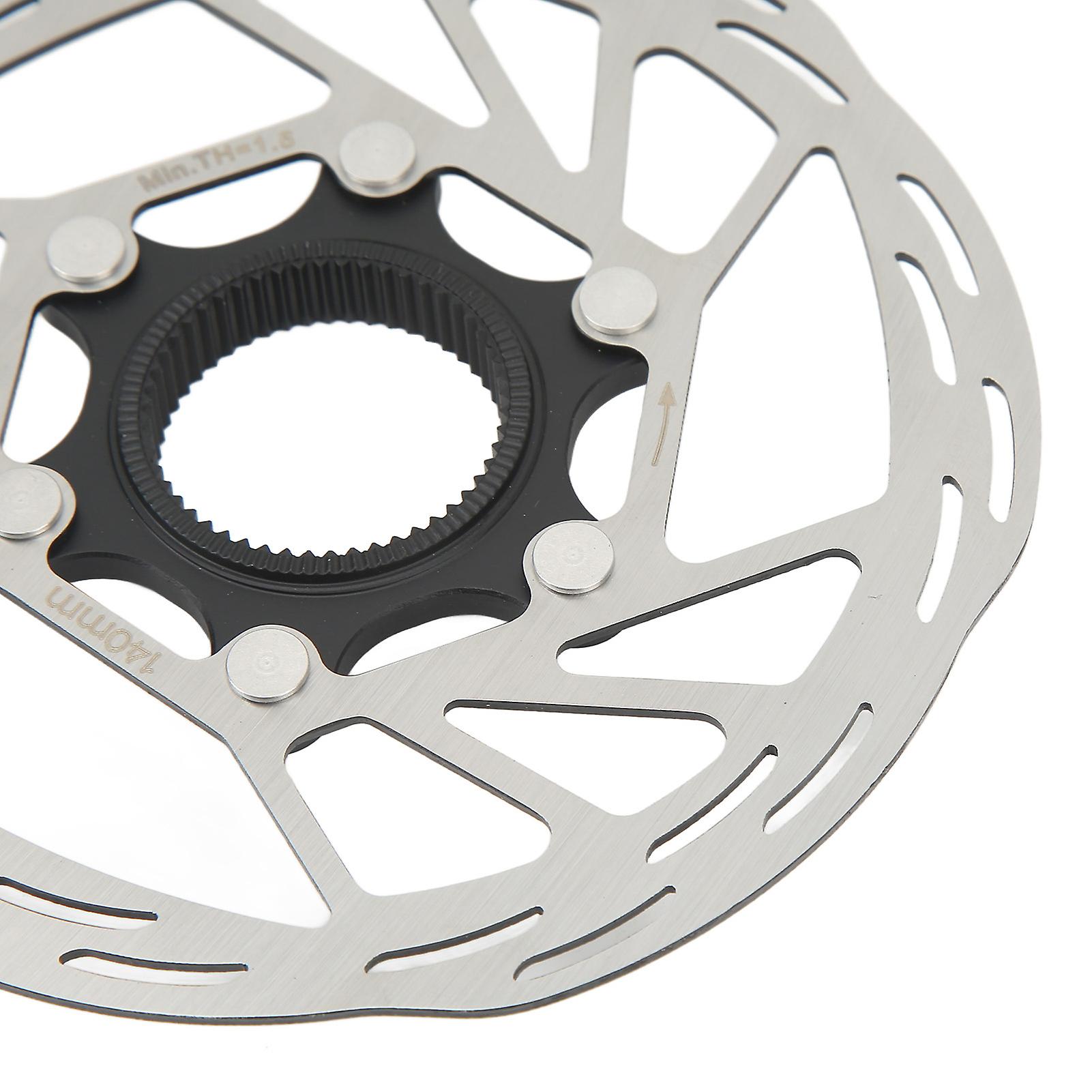 BOROCO 140mm Bike Disc Brake Rotor - Centerlock, Stainless Steel & Alloy Hollow Design For MTB/Road