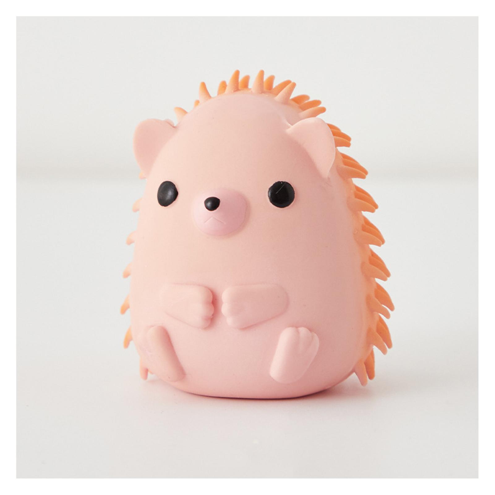 Squeaky Dog Toy Simulation Latex Hedgehog Puppy Molar Teeth Cleaning Tool