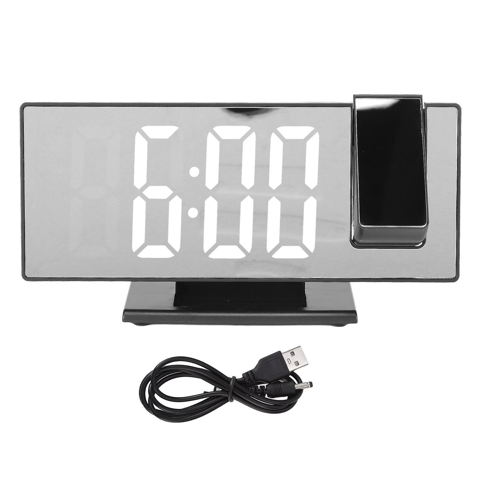 Beside Electronic Clock Automatic Dimming LED Mirror Screen Electronic Clock for Bedroom