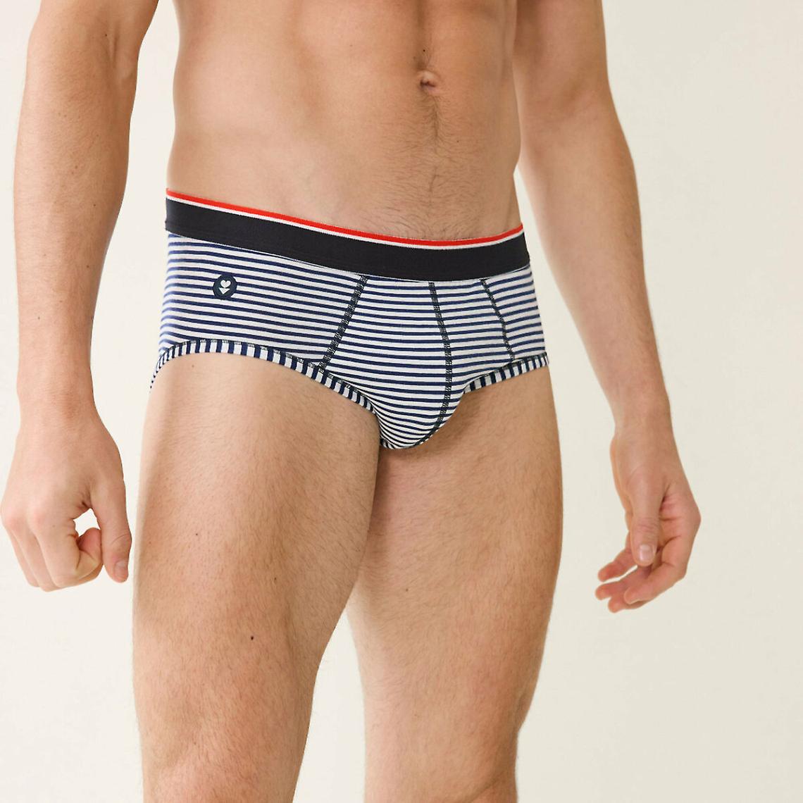 Calzoncillos de algodón azul marino