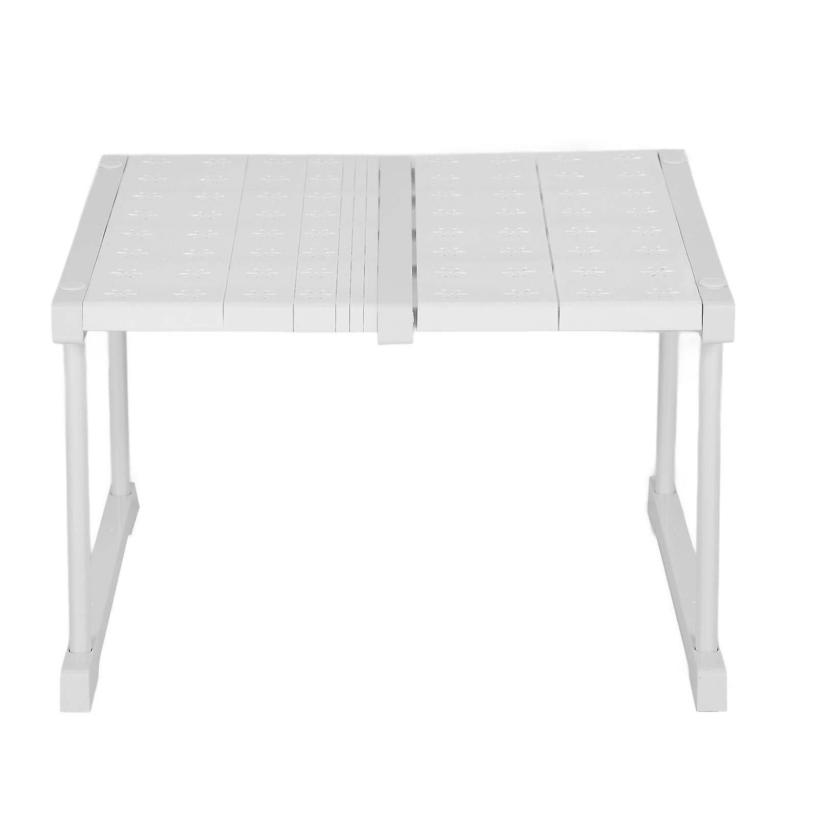 Expandable Closet Shelf Organizer Adjustable Space Saving Wardrobe Sink Tension Shelf 42cm Width 32cm Height Length 37 to 48cm