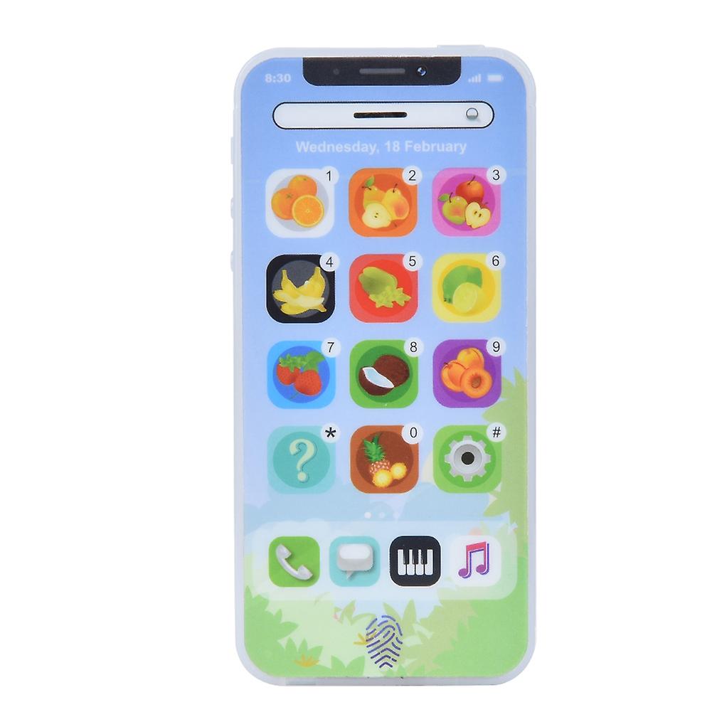 Plastic Kids Children Touch Screen Phone Educational Cellphone Music English Learning Toy