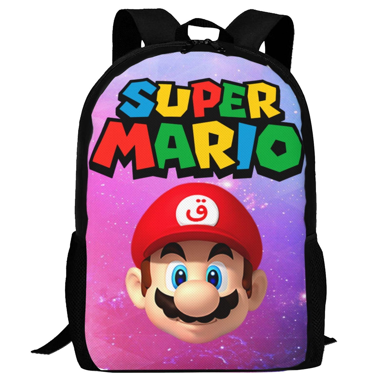 Super Mario Backpack,3d Print Laptop Backpack Lightweight Casual Daypack Bookbag Multi-Function Travel Backpack