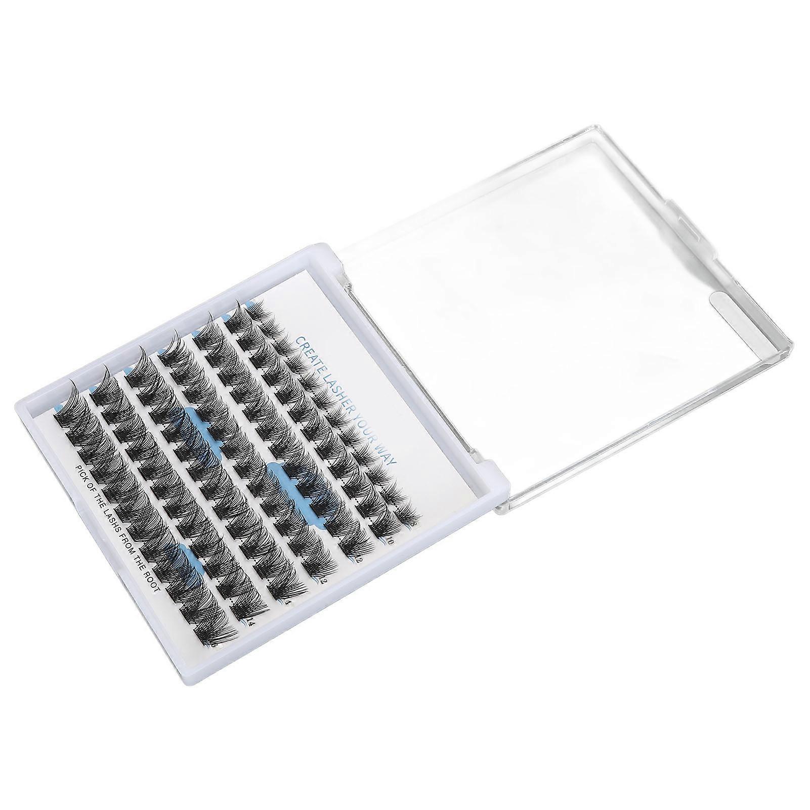 84Pcs D Curl Eyelash Clusters 8-16mm Fluffy False Lashes Kit