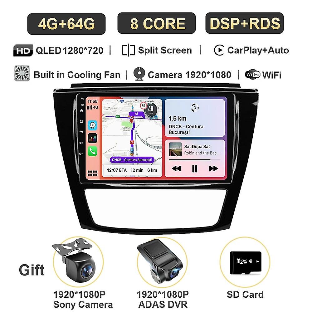 Android 13 Car Radio Carplay For Jac Refine S5 2013 - 2019 Navigation Gps Wireless Auto Stereo Hdr 4g Wifi Bt Qled Dsp Video Bt