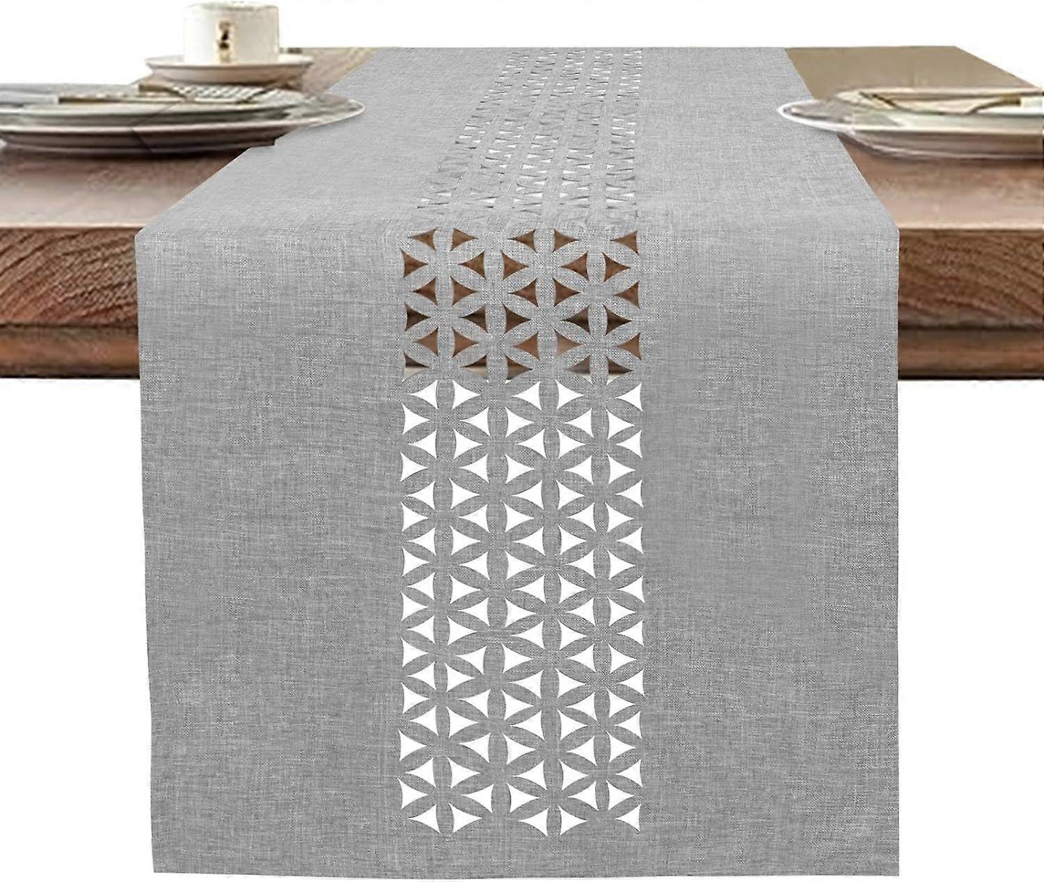 Tablecloth table runner beautifully laser cut patterned tablecloths