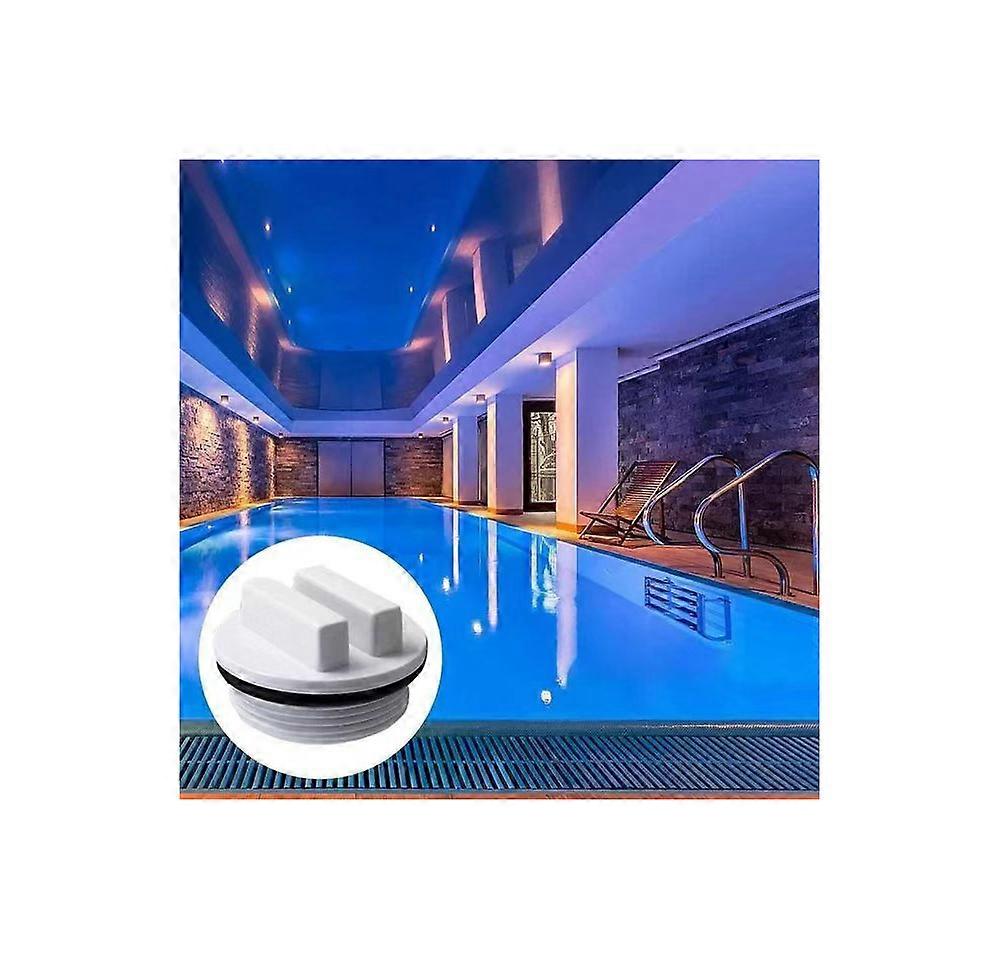 Swimming Pool Return Hose Freeze Plug Head Plug Drain Plug Filter Drain Plug 1.5 Inch Fitting Threaded Plug 6 Packs