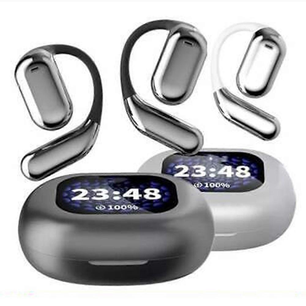 Intelligent Touch Screen Open Bluetooth Earphones, Noise Reduction, LED Display