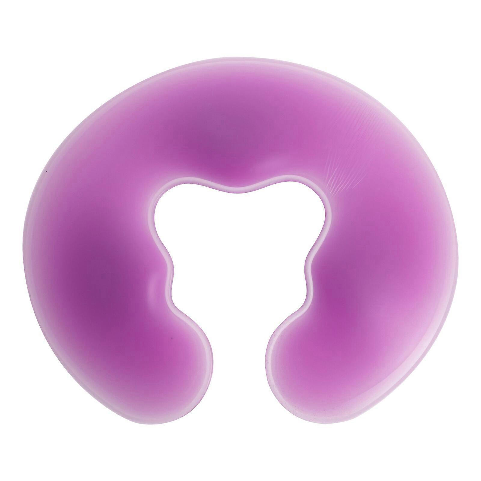 Spa Salon Face Down Cushion U Shape Pillow Washable Reusable Silicone Pillow